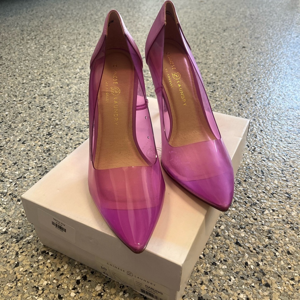 Chinese Laundry Darling Purple Heel